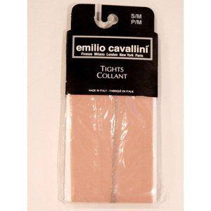 EMILIO CAVALLINI Tights COLLANTS Made in Italy NATURAL - SILVER S/M